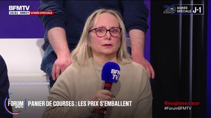 FORUM BFM - Pouvoir d'achat: "Je joue beaucoup avec ma carte bleue, avec les débits différés", reconnaît Sylvie, retraitée