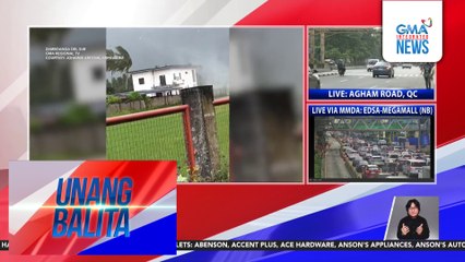 Dalawang bahay, nasira ng buhawi | Unang Balita