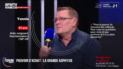 FORUM BFM - Transition écologique: "Pour moi, le pollueur doit être le payeur", estime Yannis, aide-soignant