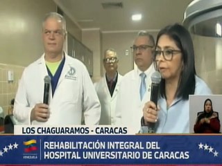 Gobierno Bolivariano rehabilitó espacios integrales del Hospital Universitario de Caracas