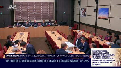 La séance est ouverte ! - Audition de Frédéric Merlin, président de la Société des Grands Magasins - 26/11/2025