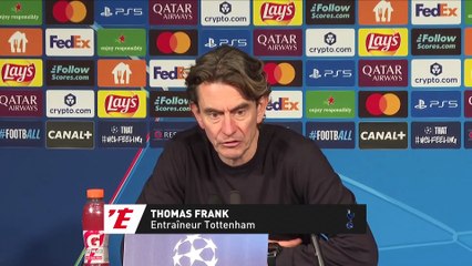 Thomas Frank après la défaite de Tottenham face au PSG : « Vitinha pourrait être le prochain Ballon d'Or » - Foot - Ligue des champions - Tottenham