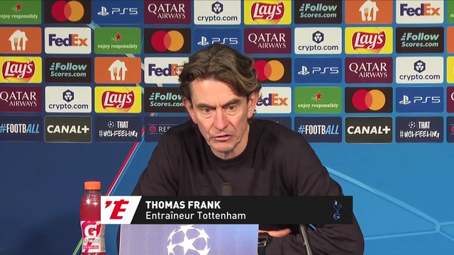 Thomas Frank après la défaite de Tottenham face au PSG : « Vitinha pourrait être le prochain Ballon d'Or » - Foot - Ligue des champions - Tottenham
