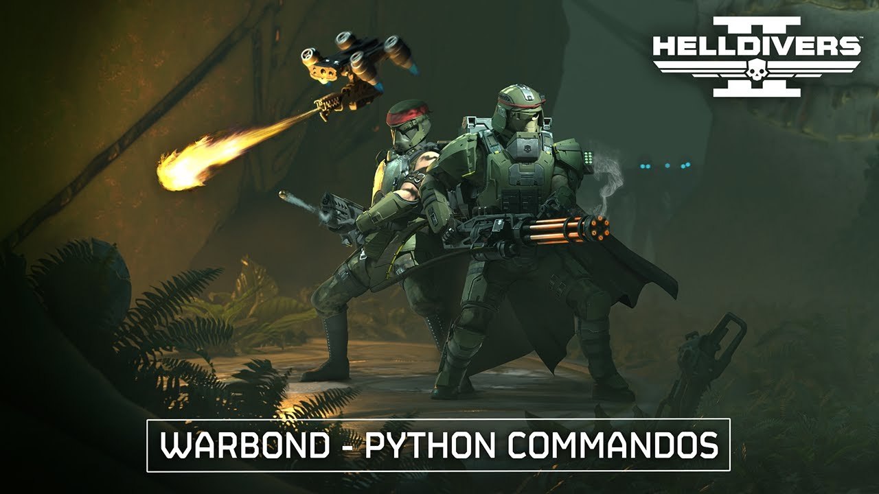 HELLDIVERS 2 - Python Commandos Warbond Trailer