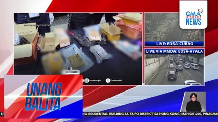 P807,000 halaga ng marijuana, nabisto sa loob ng mga bag charm | Unang Balita
