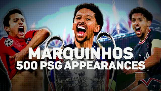 Marquinhos - 500 PSG appearances