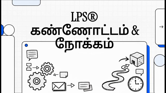 Lean Methods & Tools - 16 Last Planner System® overview and purpose (TA)