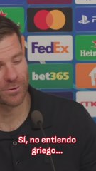 El gracioso momento de Xabi Alonso con un periodista griego