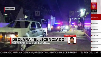 "El Licenciado", presunto autor intelectual del asesinato de Carlos Manzo, rinde su declaración