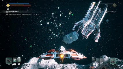 Mining an asteroid by blowing it up.