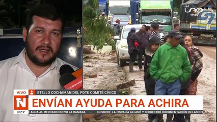 COMITÉ PRO SCZ ENVÍA AYUDA A ACHIRA