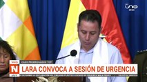 LARA CONVOCÓ A SESIÓN DE URGENCIA