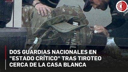 Tiroteo dirigido a Guardia Nacional cerca de la Casa Blanca: dos heridos en estado crítico