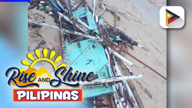 Ilang bangka sa Coron, Palawan, nawasak dahil sa Bagyong #VerbenaPH; ilang barangay sa Visayas, lubog sa tubig baha | ulat ni Gab Villegas