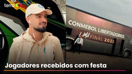 Palmeiras desembarca em Lima, no Peru, para a final da Libertadores