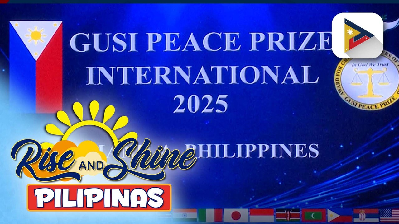 18 international laureates, pinarangalan sa Gusi Peace Prize International | ulat ni Denisse Osorio