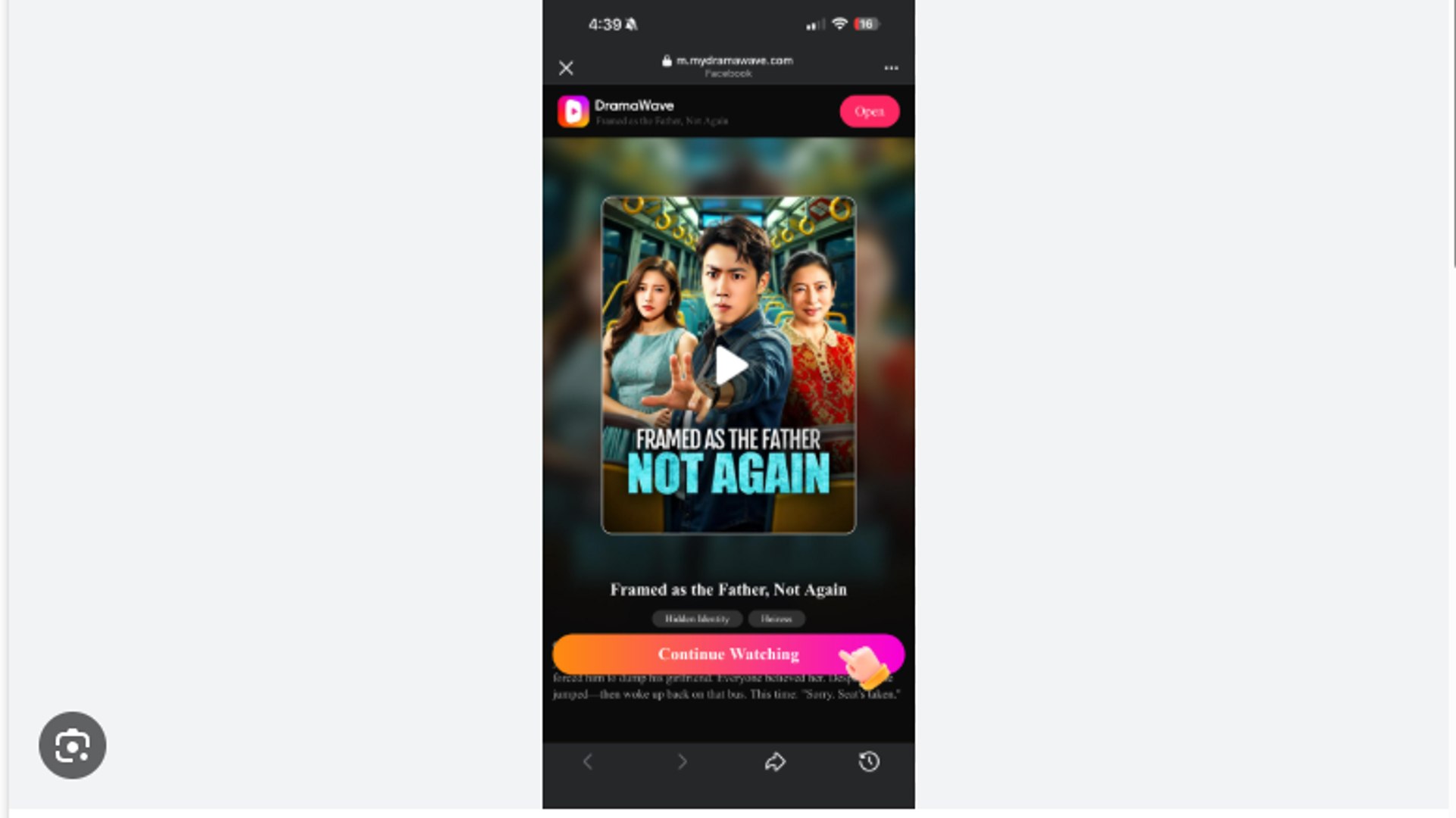 Framed as the Father Not Again Chinese Drama - English Sub