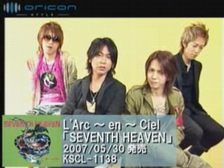 L'arc~en~ciel - Talk about Seventh Heaven [Oricon]