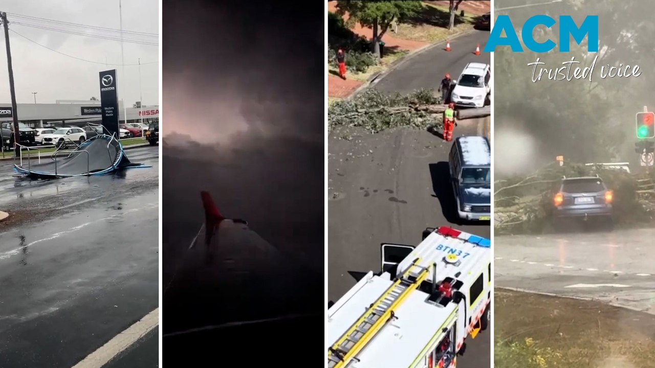 Clean-up begins after wild storms batter two states
