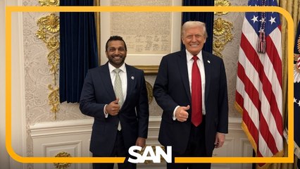Trump shoots down rumors of firing FBI’s Kash Patel with Oval Office photo