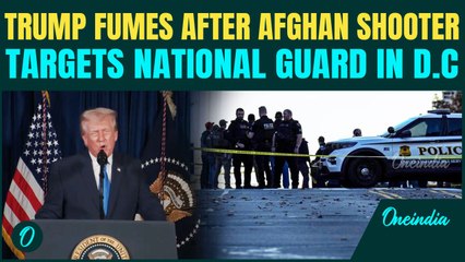 US National Guards GUNNED DOWN: Trump’s ANGRY FIRST REACTION on Afghan Attacker | ‘Act of Terrror…’