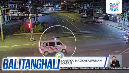 Motorsiklo at ambulansiya, nagkasalpukan; rider, nasawi kinabukasan | Balitanghali
