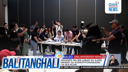 Reklamong tax evasion, isinampa ng BIR laban sa ilang kontratistang sangkot umano sa kuwestiyonableng flood control projects sa Bulacan | Balitanghali