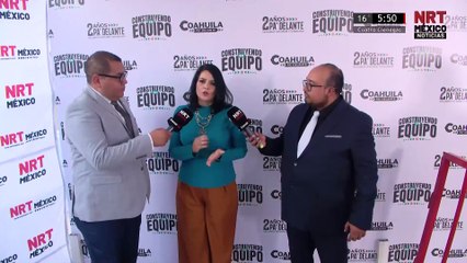 Luz Elena Morales durante el Segundo Informe Ciudadano del gobernador Manolo Jiménez
