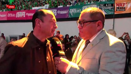 Emilio de Hoyos durante el Segundo Informe Ciudadano del gobernador Manolo Jiménez