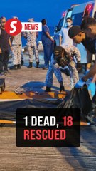 One dead, 18 rescued after vessel nearly sinks off Kedah waters