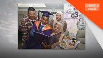 Bekas banduan sebak genggam ijazah sarjana
