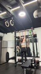 Woman Falls Suddenly While Pulling Out Resistance Band