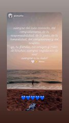 Esposa de Barcos le dedica emotivo mensaje