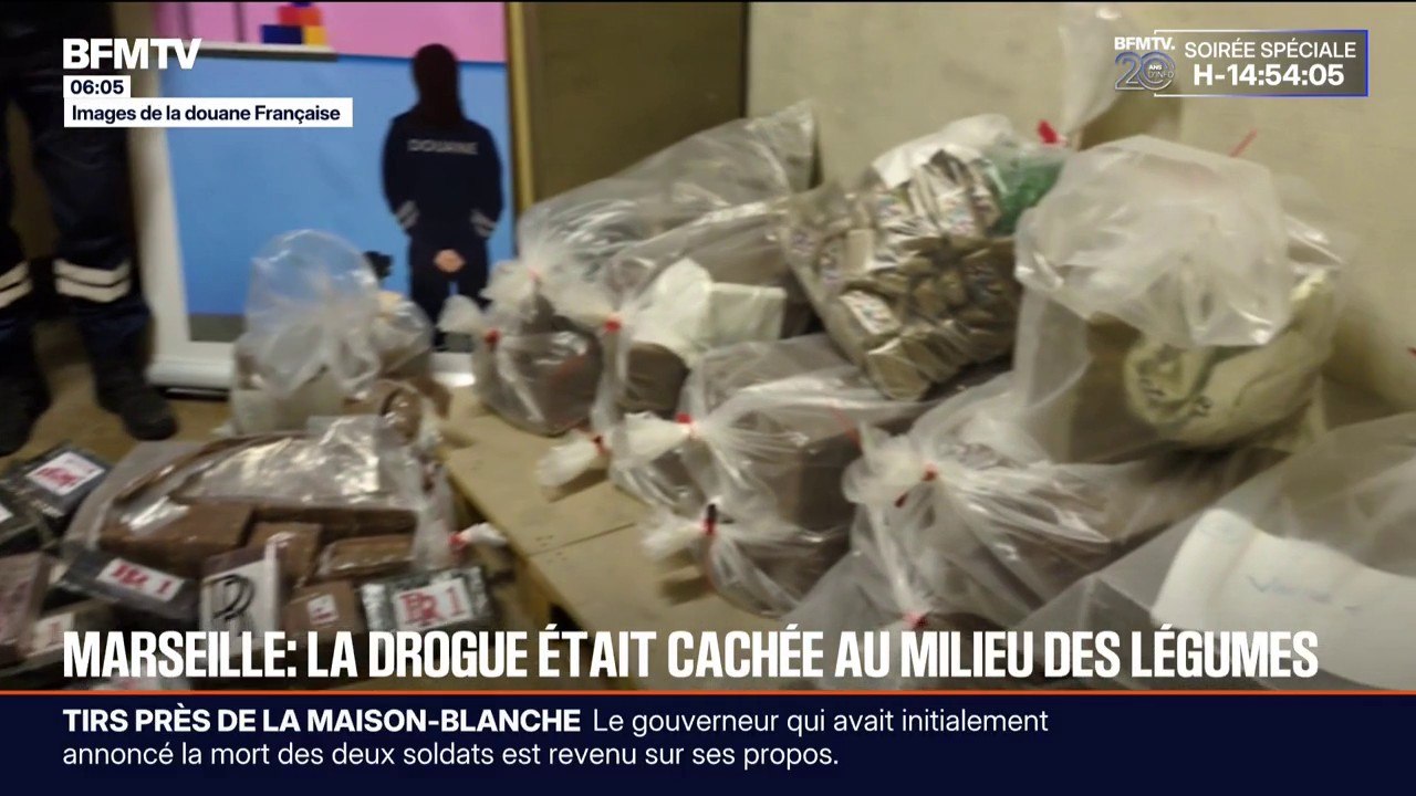 Marseille: plus de 350 kilos de drogue saisis dans des cagettes de fruits et légumes