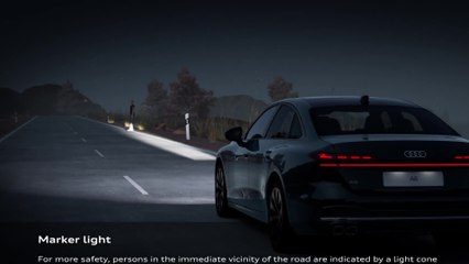 Audi A6 Sedan – Lighting technology – Animation