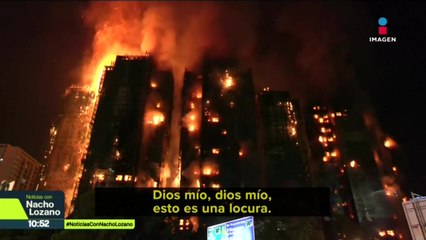 Van 44 muertos en el incendio de un complejo residencial en Hong Kong