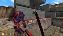 Half-Life Deathmatch Multiplayer Crowbar Gameplay | crossfire
