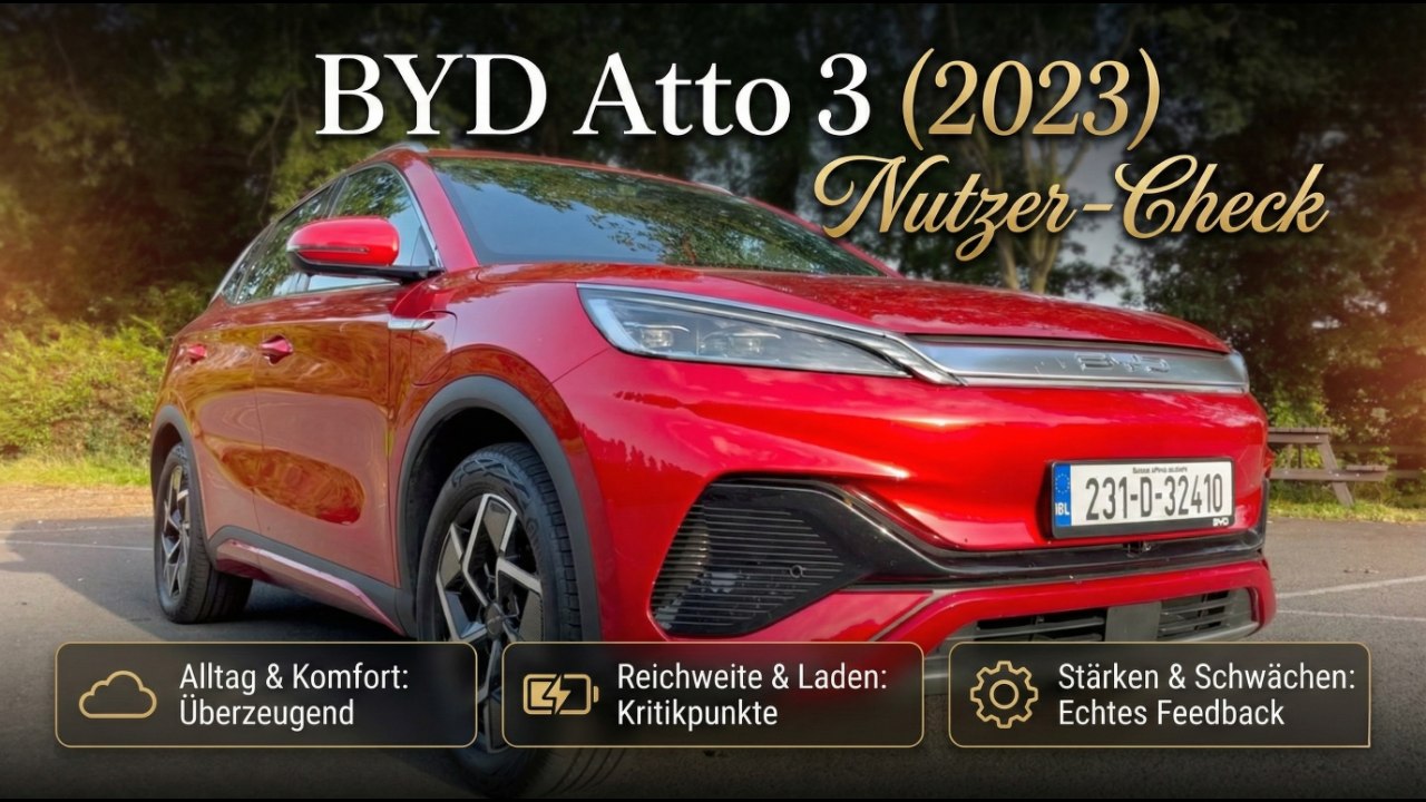 Was taugt der BYD Atto 3 wirklich? Feedback von Fahrern im Test