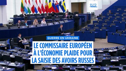 Guerre en Ukraine : l'UE doit saisir les avoirs russes gelés, assure le commissaire européen à l'économie