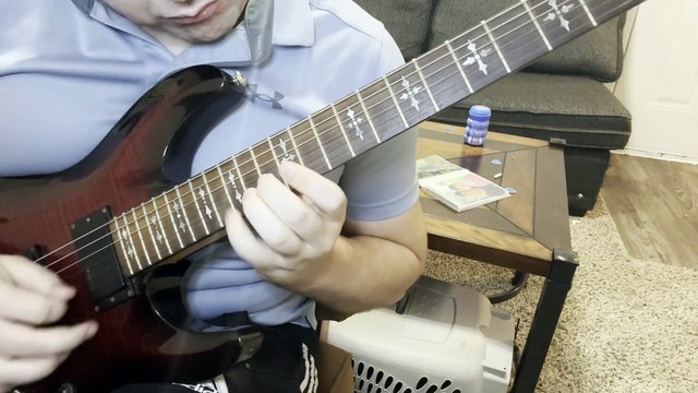 Practicing Eric Johnson Cliffs of Dover Intro