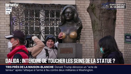 Faut-il interdire de toucher les seins de la statue de Dalida à Paris?