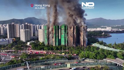 Hong Kong: At least 44 dead and hundreds missing in apartment complex fire