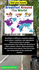 various types of breakfast around the world #news #ranking