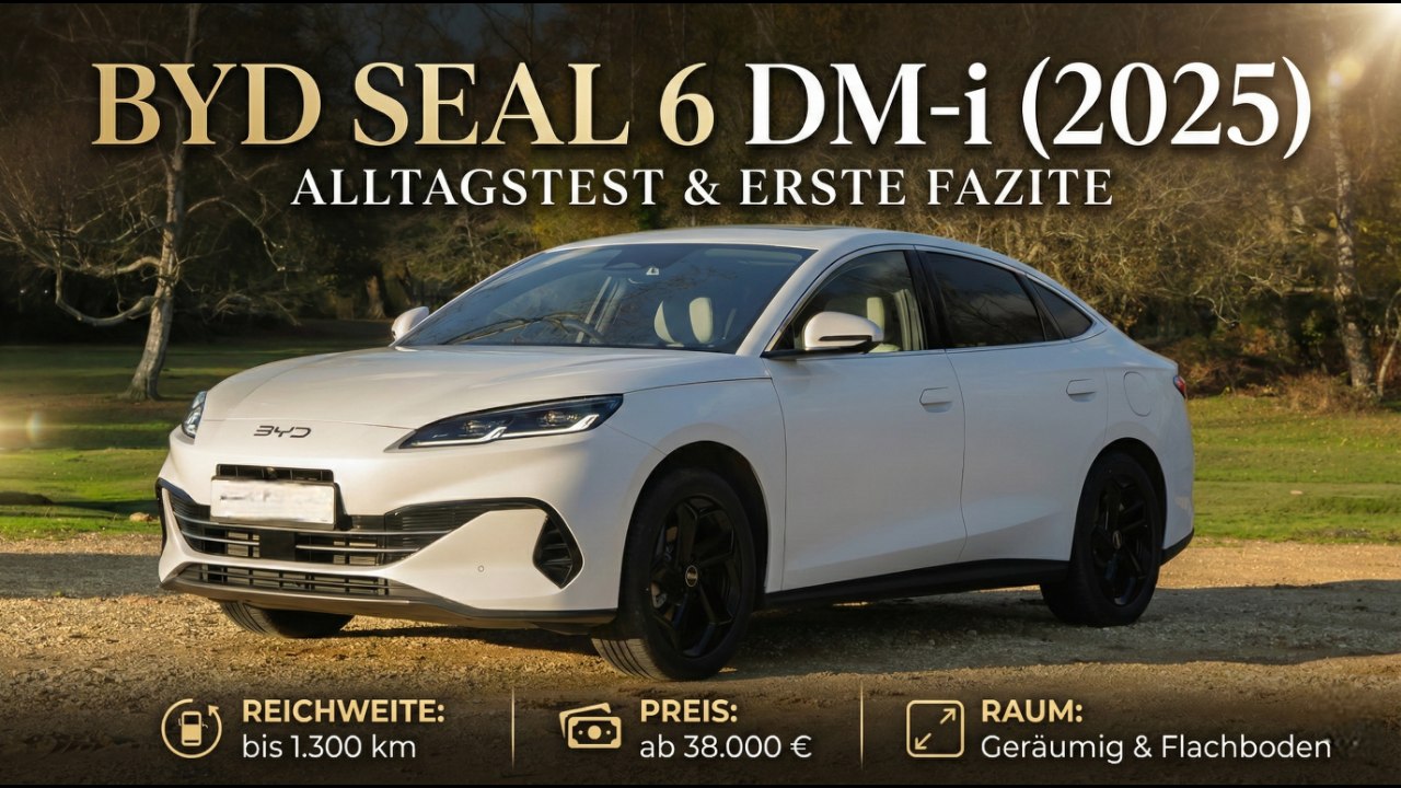 Günstig, effizient, geräumig: Das sagen Fahrer zum BYD Seal 6 DM-i