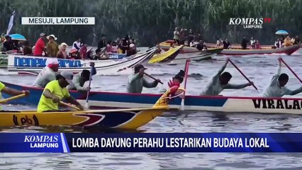Lomba Dayung Perahu Lestarikan Budaya Lokal