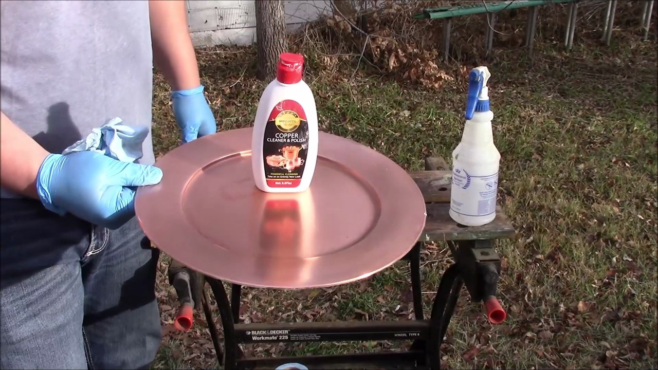 Polishing Copper with the Meuvcol Copper Cleaner and Polish