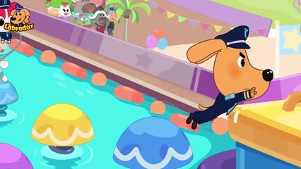 Cardboard Car Challenge | Fun Story | Police Cartoon | Safety Rules