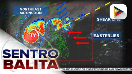 Epekto ng Shear line, patuloy ibinababala ng PAGASA;  Bagyong Verbena, nasa labas na ng PAR at lumakas sa 'Typhoon' na