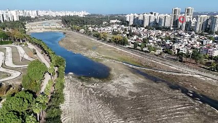 Son 52 yılın en kurak dönemi dron kamerasında...