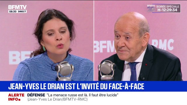 Menace russe: Il ne faut pas avoir peur, il faut être déterminés , estime Jean-Yves Le Drian, ancien ministre des Armées et des Affaires étrangères
